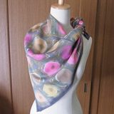 マルチカラーのウールストール